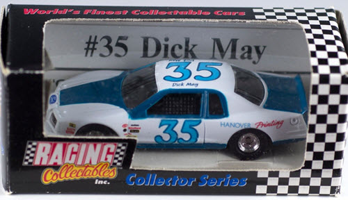 1992 Dick May NASCAR Diecast 35 Hanover Printing 1991 Ford CWC 1:64 Action RCCA Collector Series 1